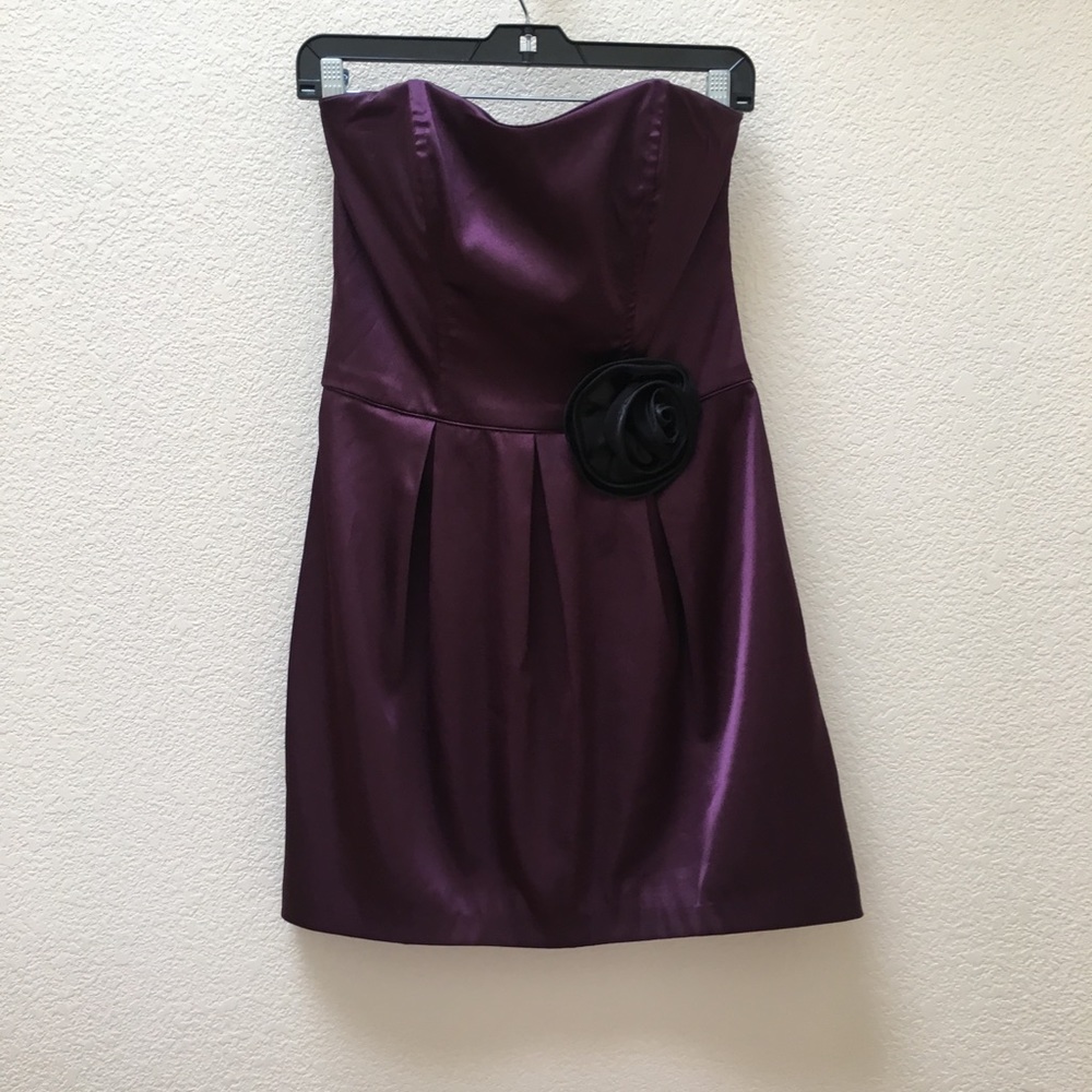 Purple mini party dress